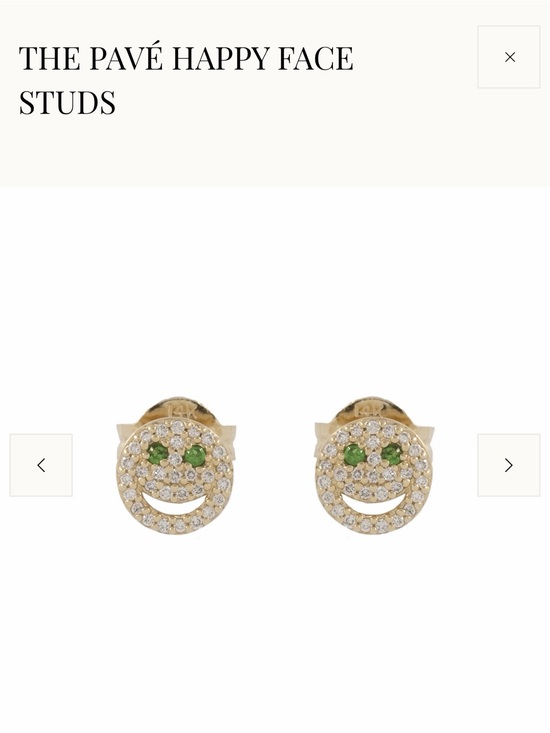 Lisa Gozlan Jewelry - Lisa Gozlan 14kt and diamond happy face studs. Brand new.